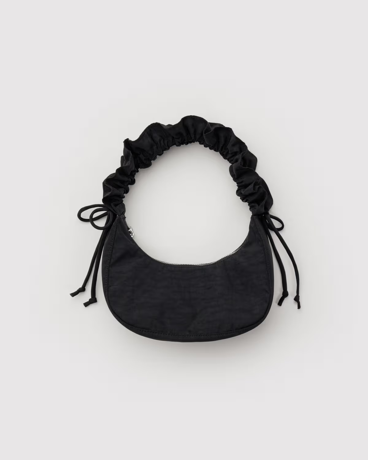 Mini Ruffle Crescent Bag