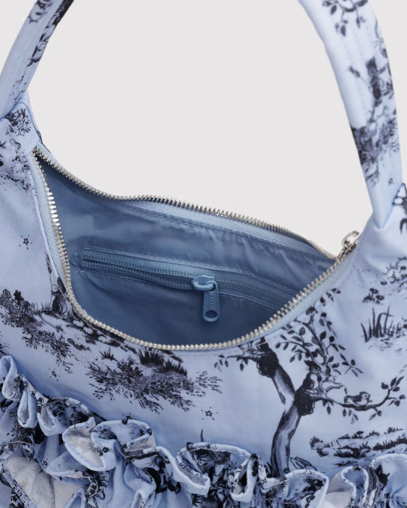 Mini Ruffle Shoulder Bag